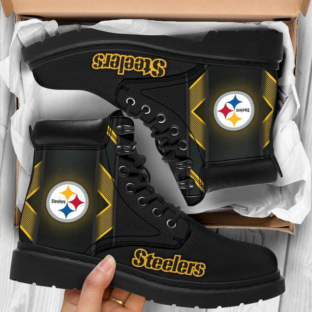 Footwearstorm Pittsburgh Steelers TBL Boots Shoes For Men And Women 1
