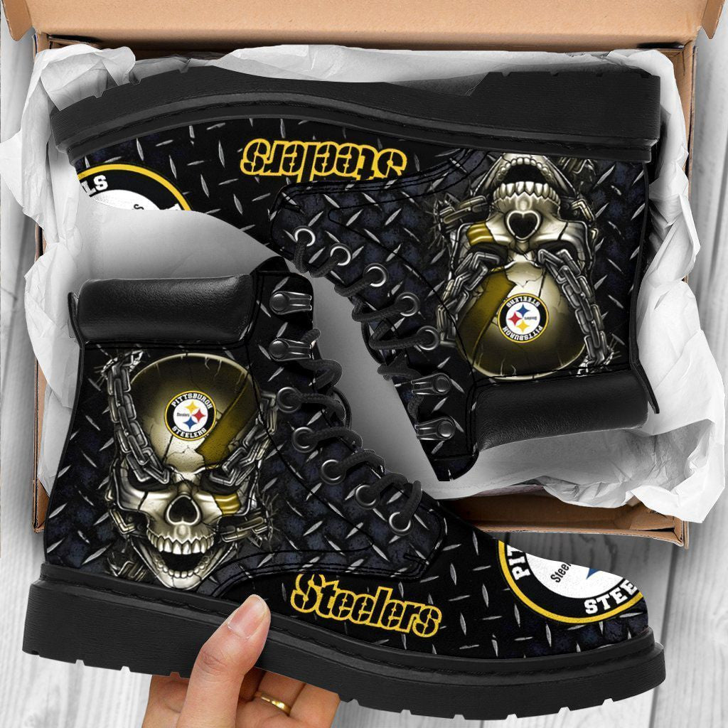 Footwearstorm Pittsburgh Steelers TBL Boots Shoes For Men And Women 5