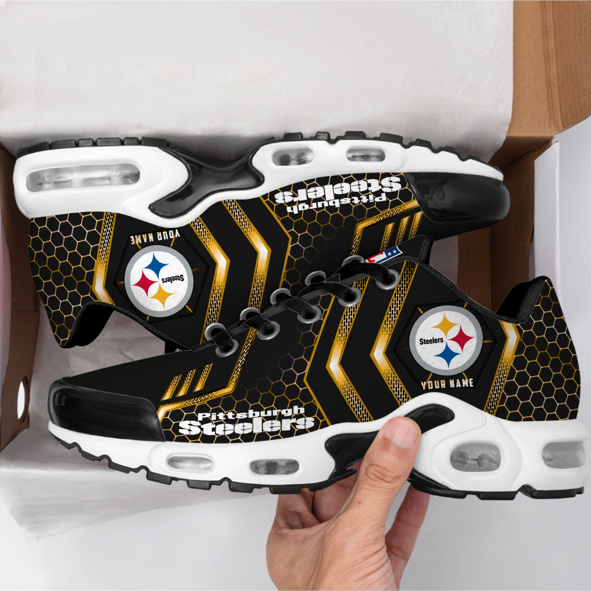 Footwearstorm Pittsburgh Steelers TN Shoes Sneakers For Men And Women 6