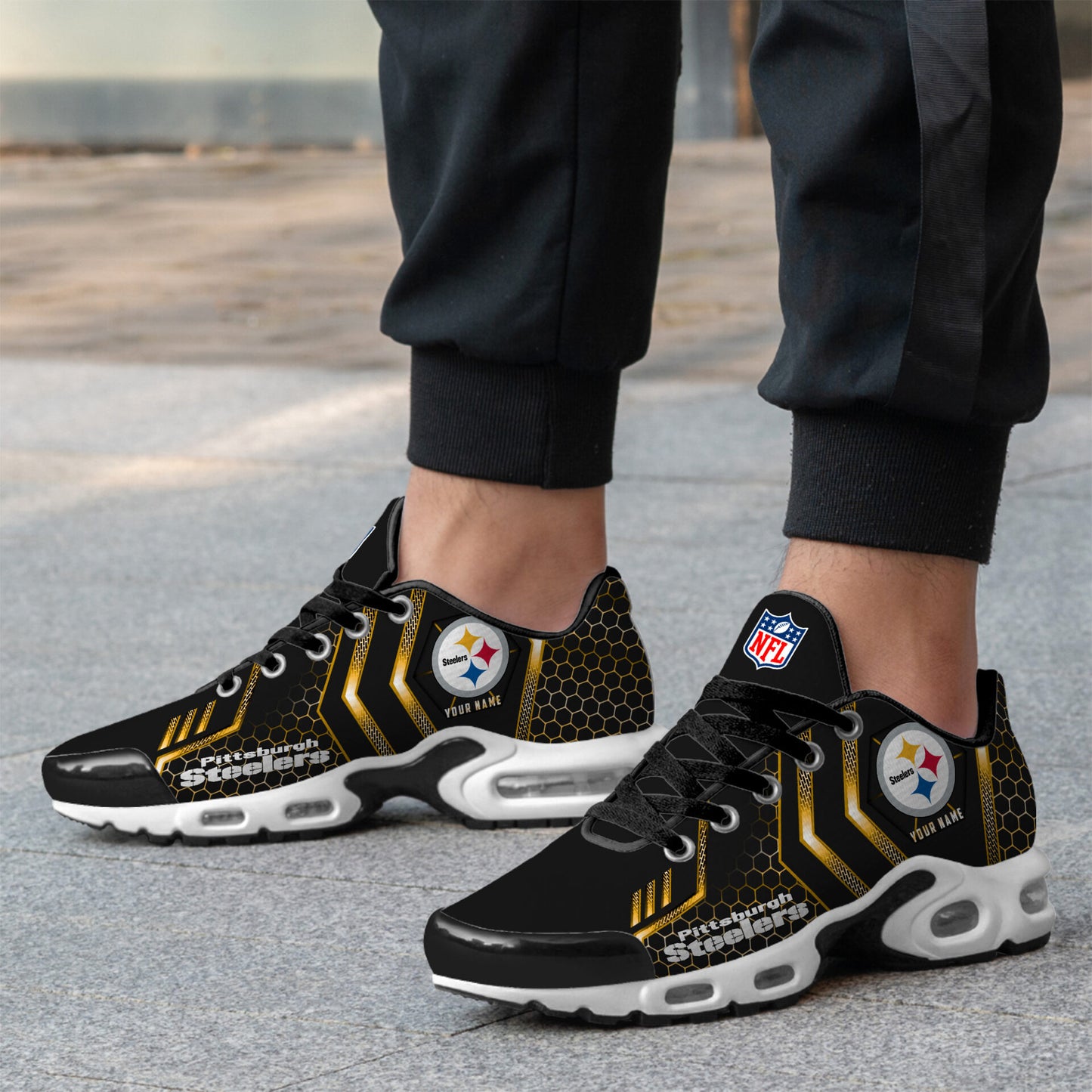 Footwearstorm Pittsburgh Steelers TN Shoes Sneakers For Men And Women 6
