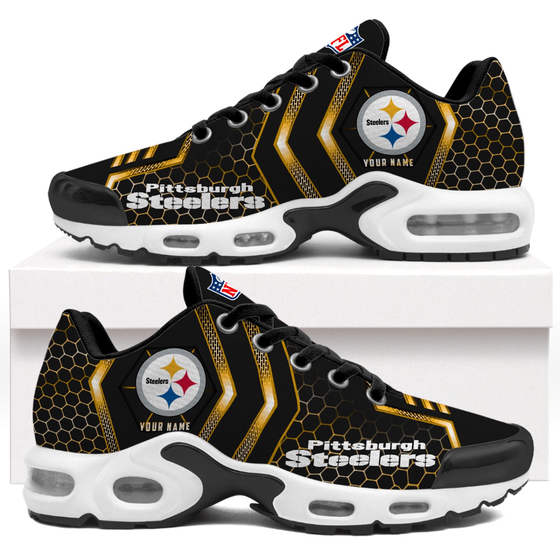 Footwearstorm Pittsburgh Steelers TN Shoes Sneakers For Men And Women 6