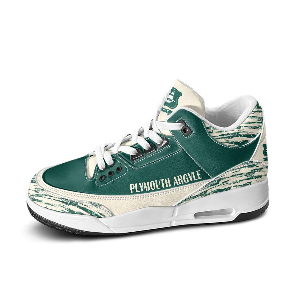Footwearstorm Plymouth Argyle AJ3 Sneakers Shoes For Men And Women