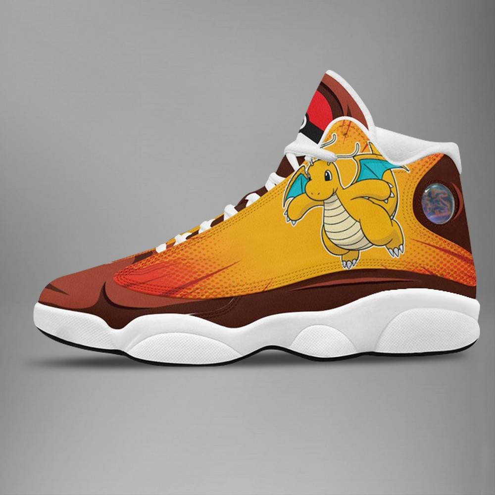 Footwearstorm Pokemon Dragonite  AJ13 Sneakers Shoes For Men And Women 1
