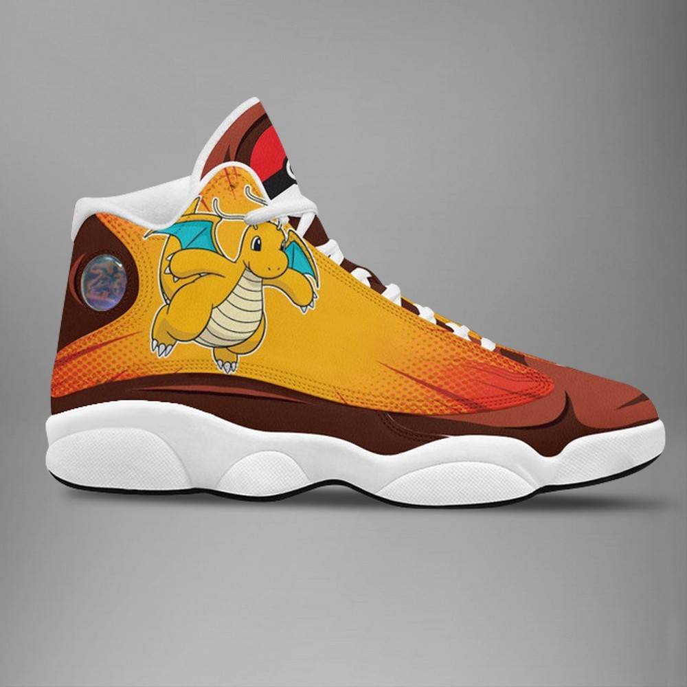 Footwearstorm Pokemon Dragonite  AJ13 Sneakers Shoes For Men And Women 1