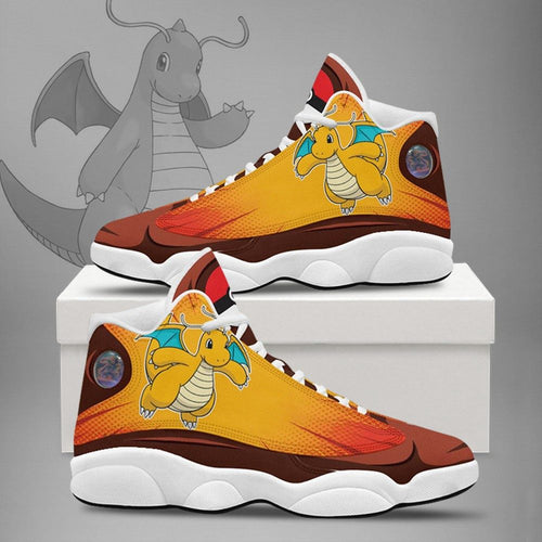 Footwearstorm Pokemon Dragonite  AJ13 Sneakers Shoes For Men And Women 1