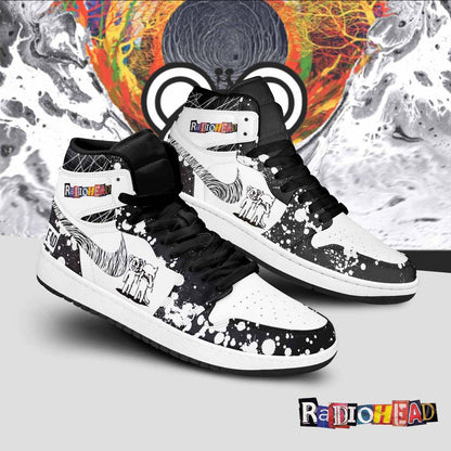 Footwearstorm Radiohead AJ1 High Sneakers Shoes For Men And Women 1