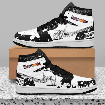 Footwearstorm Radiohead AJ1 High Sneakers Shoes For Men And Women 1