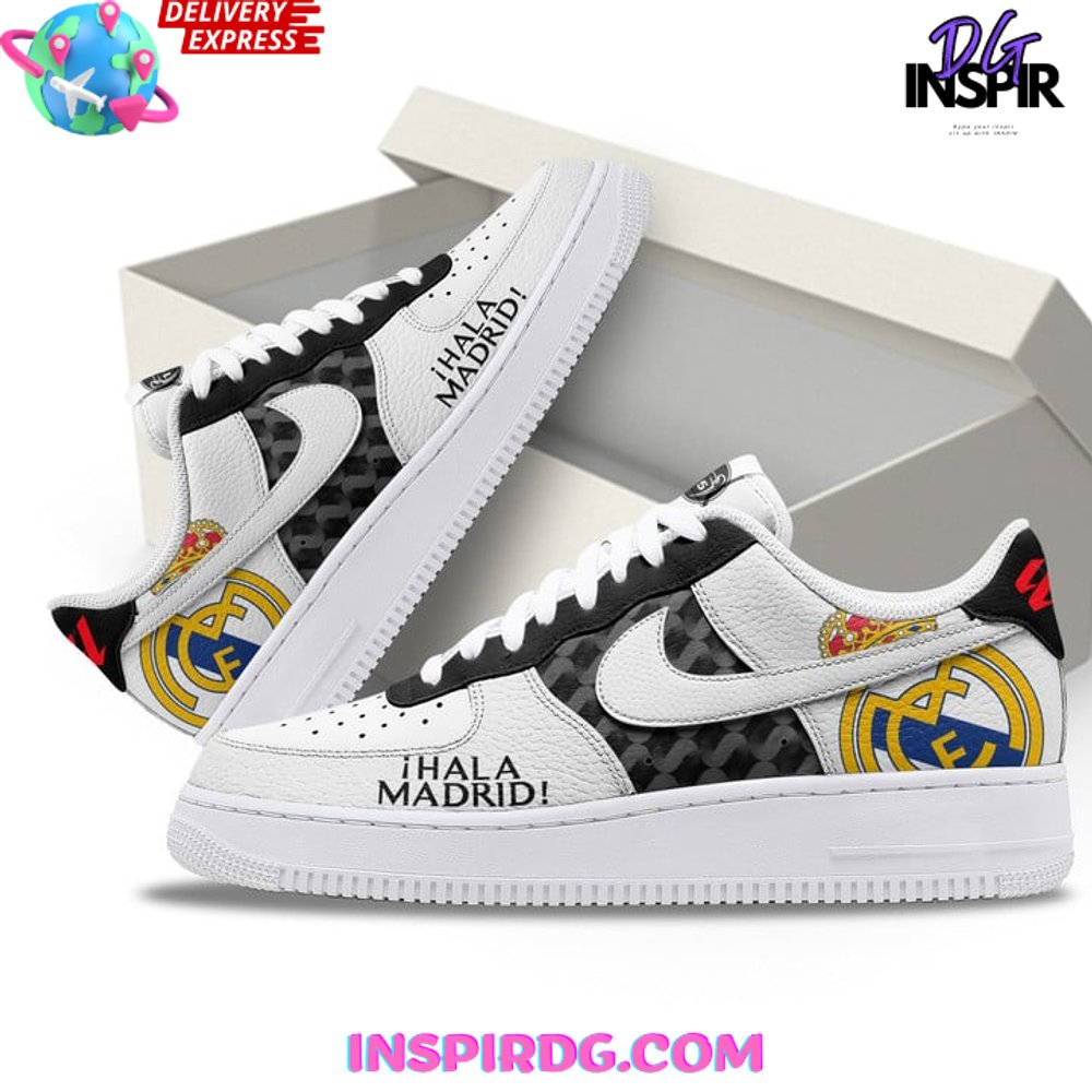 Footwearstorm Real Madrid Air Low-Top Sneakers Shoes For Men And Women 2