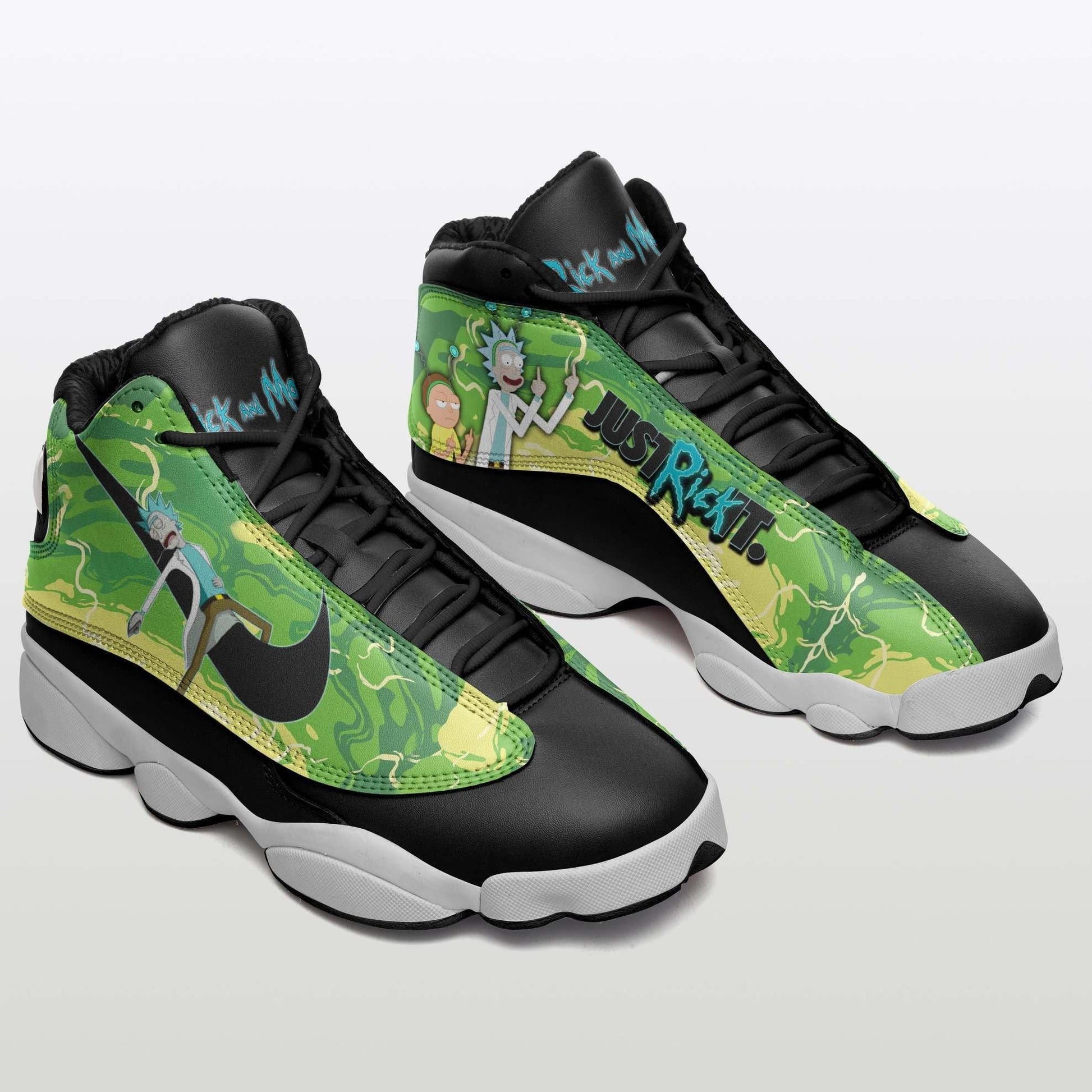 Footwearstorm Rick and Morty AJ13 Sneakers Shoes For Men And Women 1