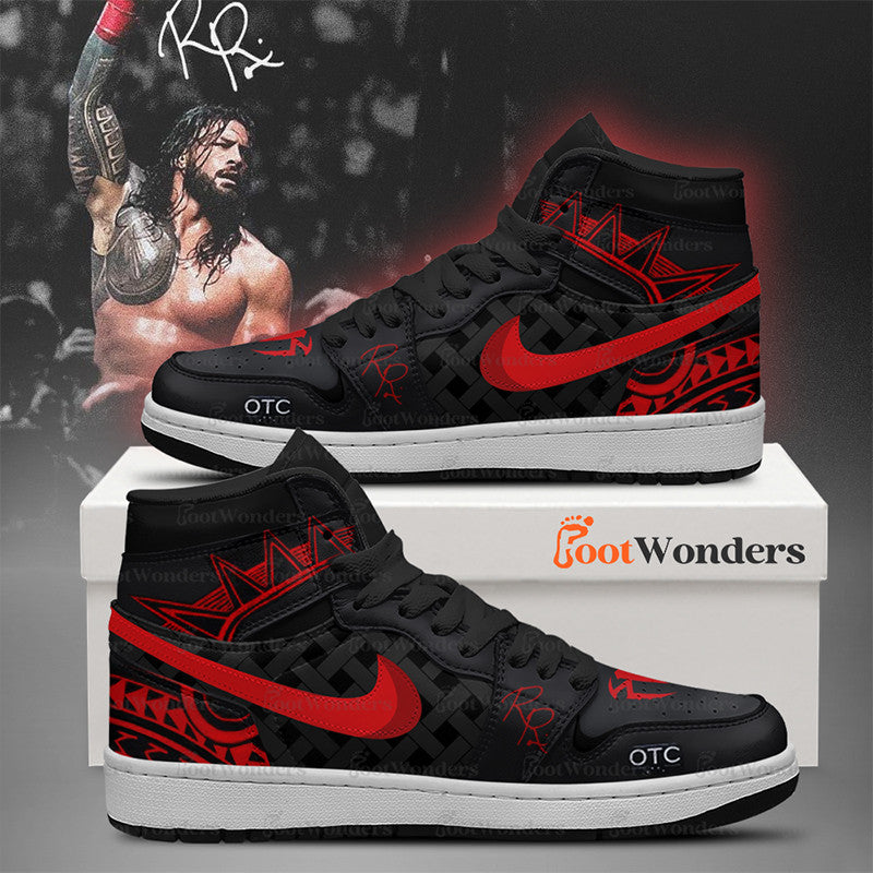 Footwearstorm Roman Reigns AJ1 High Sneakers Shoes For Men And Women 2