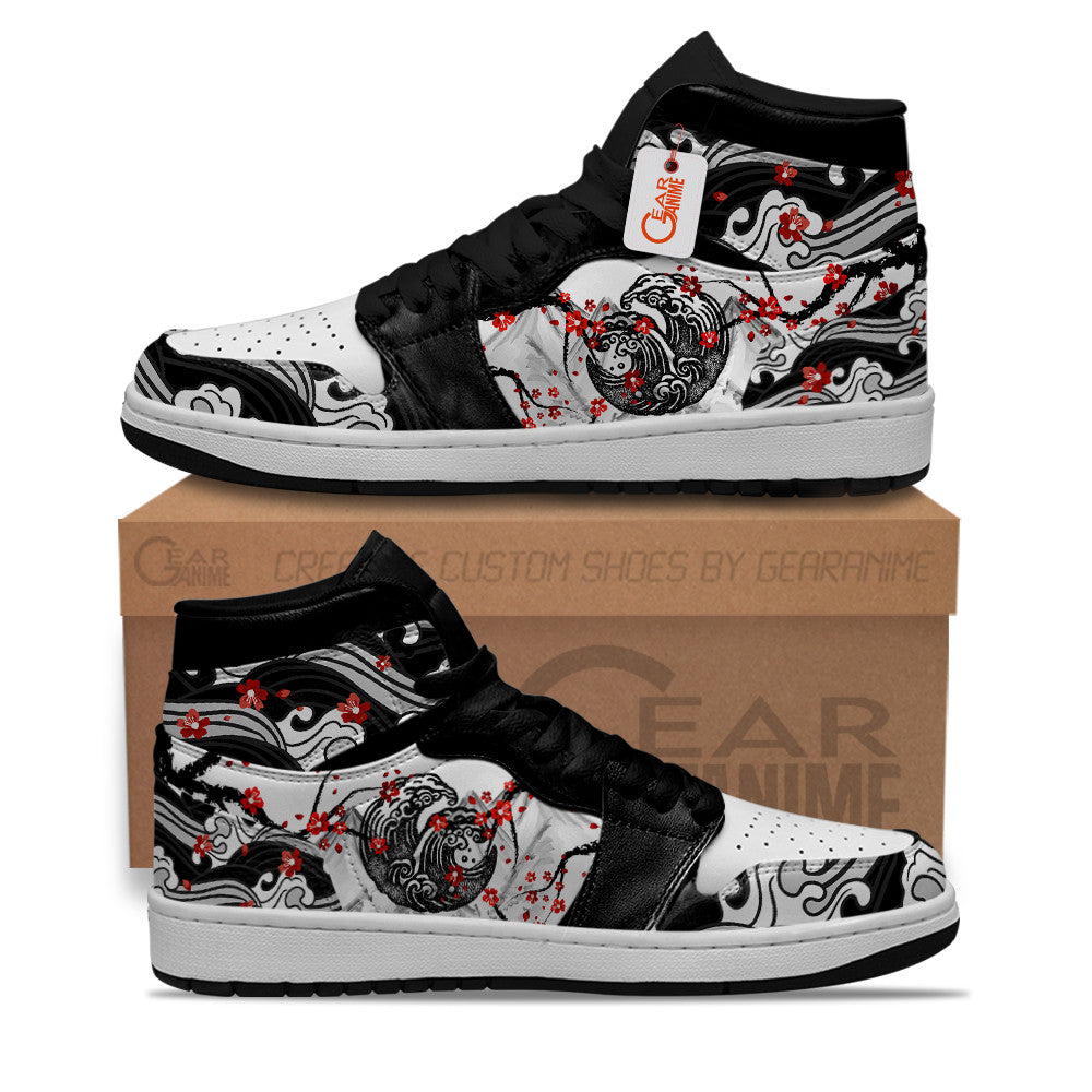 Footwearstorm Sakura and Kanagawa AJ1 High Sneakers Shoes For Men And Women 1