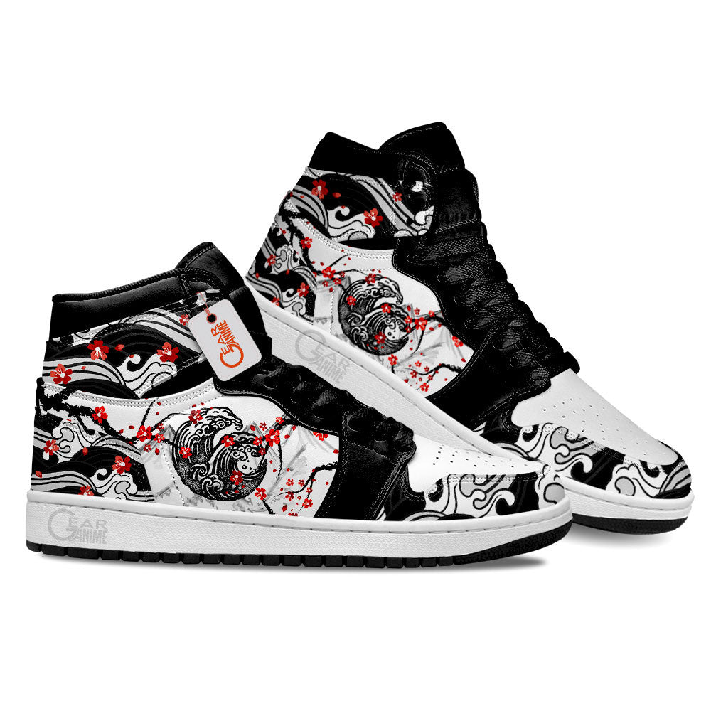 Footwearstorm Sakura and Kanagawa AJ1 High Sneakers Shoes For Men And Women 1