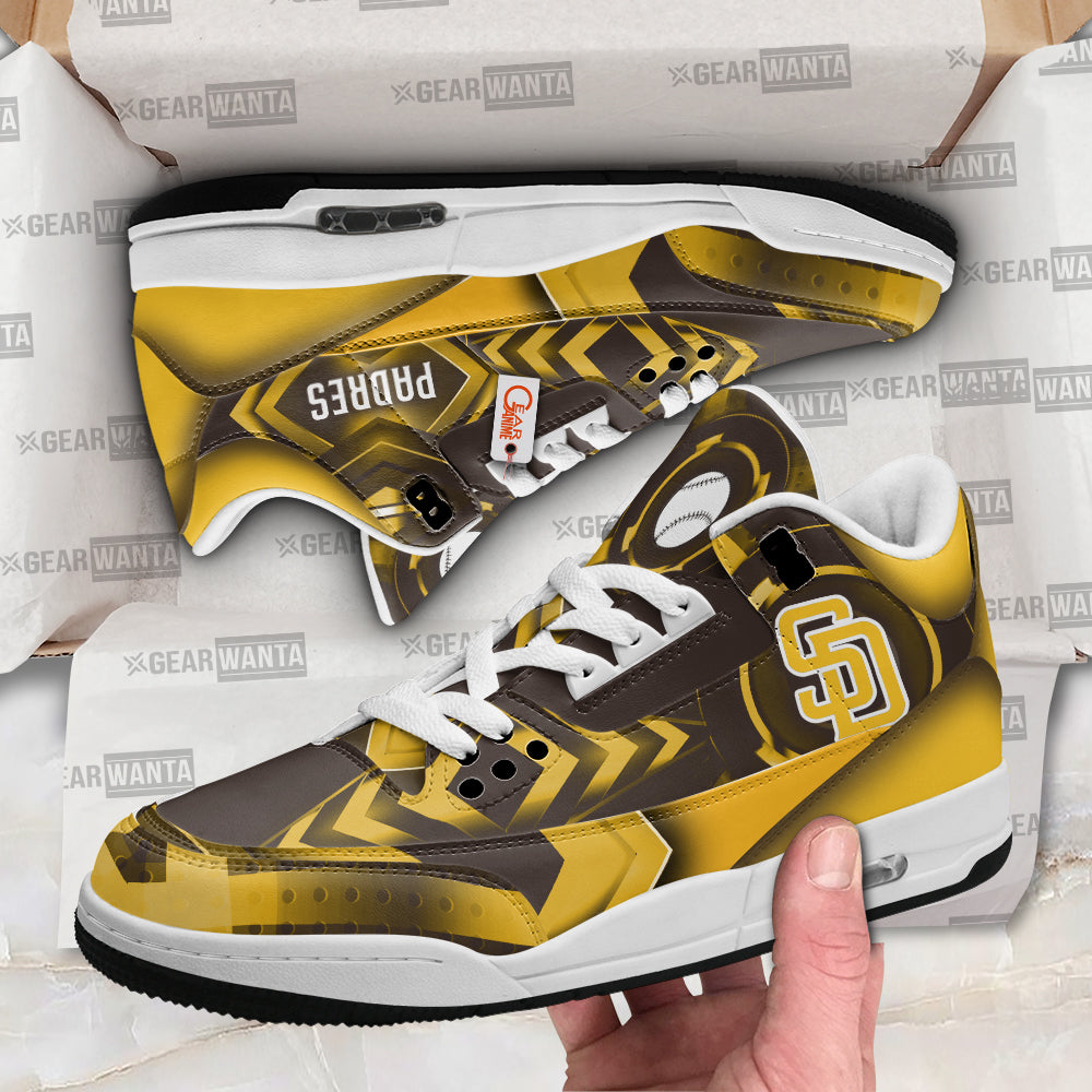 Footwearstorm San Diego Padres AJ3 Sneakers Shoes For Men And Women