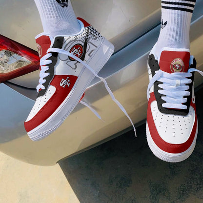 Footwearstorm San Francisco 49ers Air Low-Top Sneakers Shoes For Men And Women 120514