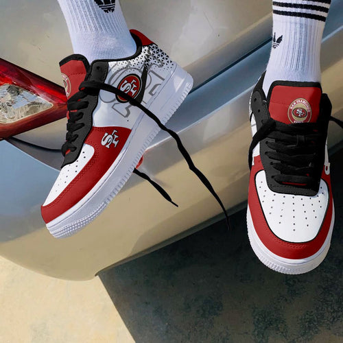 Footwearstorm San Francisco 49ers Air Low-Top Sneakers Shoes For Men And Women 120514