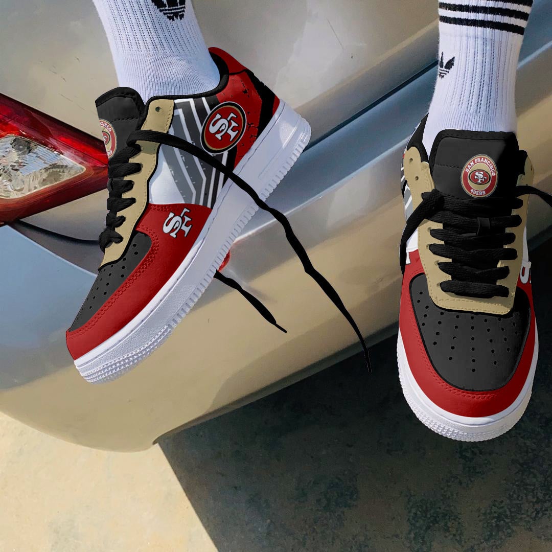 Footwearstorm San Francisco 49ers Air Low-Top Sneakers Shoes For Men And Women 120569