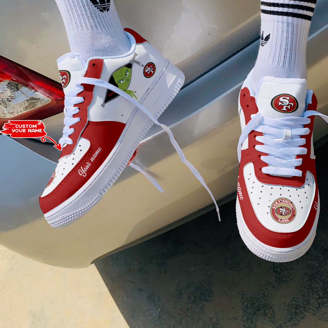 Footwearstorm San Francisco 49ers NFL Air Low-Top Sneakers Shoes For Men And Women 1205886