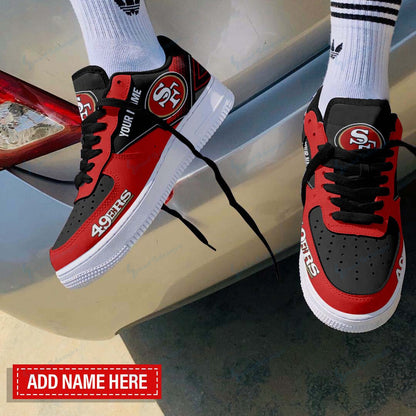 Footwearstorm San Francisco 49ers NFL Air Low-Top Sneakers Shoes For Men And Women 1205235