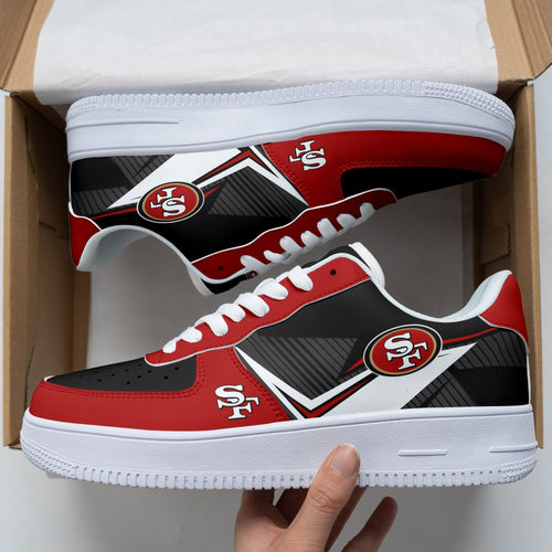 Footwearstorm San Francisco 49ers NFL Air Low-Top Sneakers Shoes For Men And Women 1205827