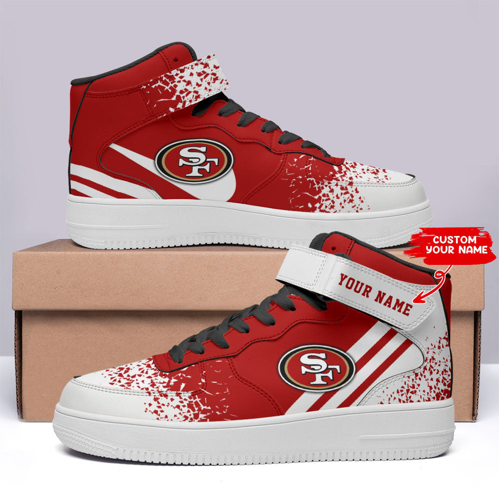 Footwearstorm San Francisco 49ers NFL Air Low-Top Sneakers Shoes For Men And Women 1205532