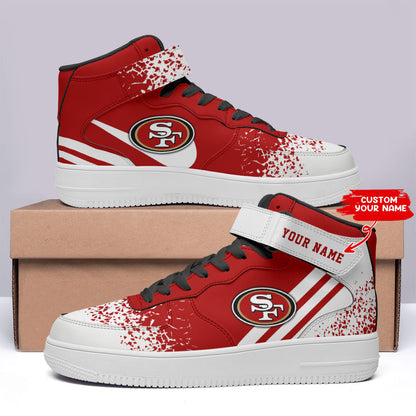 Footwearstorm San Francisco 49ers NFL Air Low-Top Sneakers Shoes For Men And Women 1205532