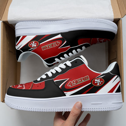 Footwearstorm San Francisco 49ers NFL Air Low-Top Sneakers Shoes For Men And Women 1205829