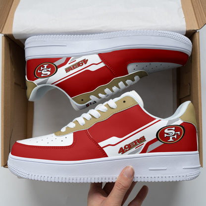 Footwearstorm San Francisco 49ers NFL Air Low-Top Sneakers Shoes For Men And Women 1205247