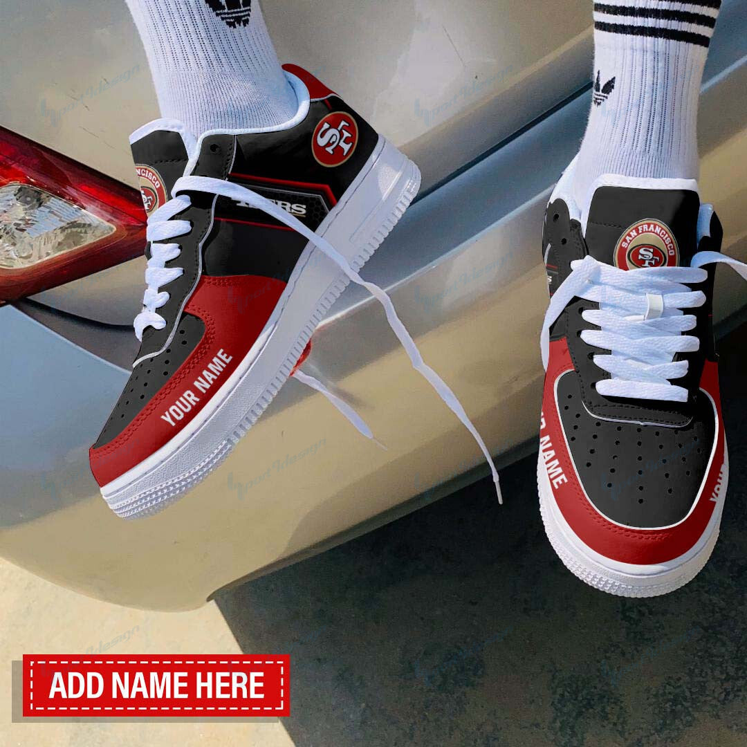Footwearstorm San Francisco 49ers NFL Air Low-Top Sneakers Shoes For Men And Women 1205833