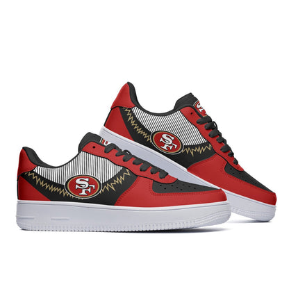 Footwearstorm San Francisco 49ers NFL Air Low-Top Sneakers Shoes For Men And Women 1205847