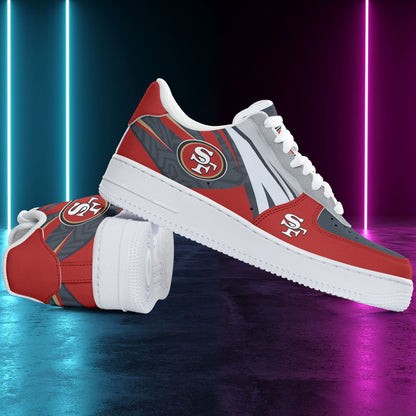 Footwearstorm San Francisco 49ers NFL Air Low-Top Sneakers Shoes For Men And Women 1205238