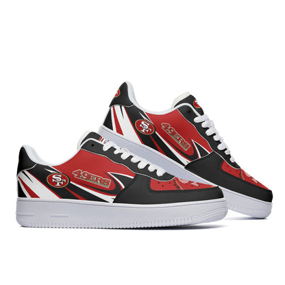 Footwearstorm San Francisco 49ers NFL Air Low-Top Sneakers Shoes For Men And Women 1205239