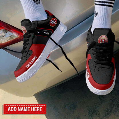 Footwearstorm San Francisco 49ers NFL Air Low-Top Sneakers Shoes For Men And Women 1205833