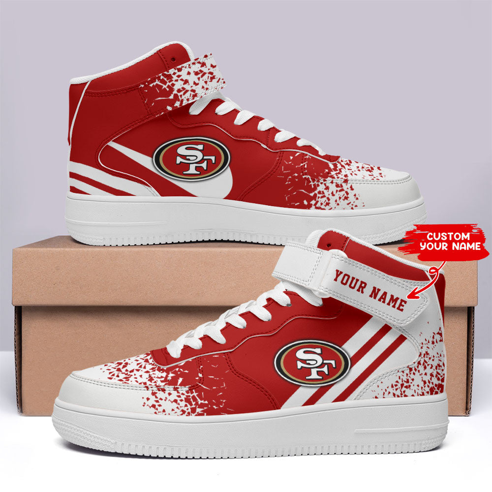 Footwearstorm San Francisco 49ers NFL Air Low-Top Sneakers Shoes For Men And Women 1205532