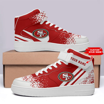 Footwearstorm San Francisco 49ers NFL Air Low-Top Sneakers Shoes For Men And Women 1205532