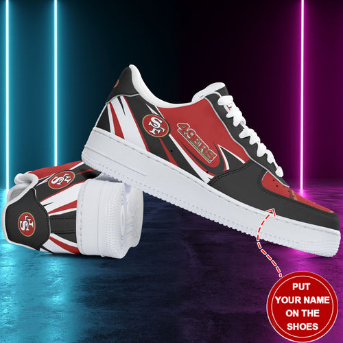 Footwearstorm San Francisco 49ers NFL Air Low-Top Sneakers Shoes For Men And Women 1205829