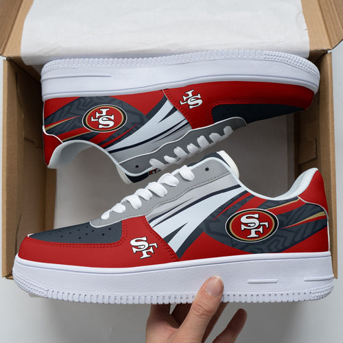 Footwearstorm San Francisco 49ers NFL Air Low-Top Sneakers Shoes For Men And Women 1205238