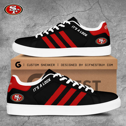 Footwearstorm San Francisco 49ers Skate Stan Shoes Sneakes For Men And Women 2