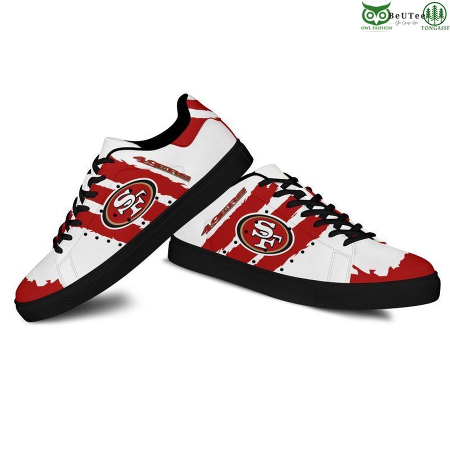 Footwearstorm San Francisco 49ers Skate Stan Shoes Sneakes For Men And Women 5