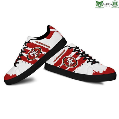 Footwearstorm San Francisco 49ers Skate Stan Shoes Sneakes For Men And Women 5
