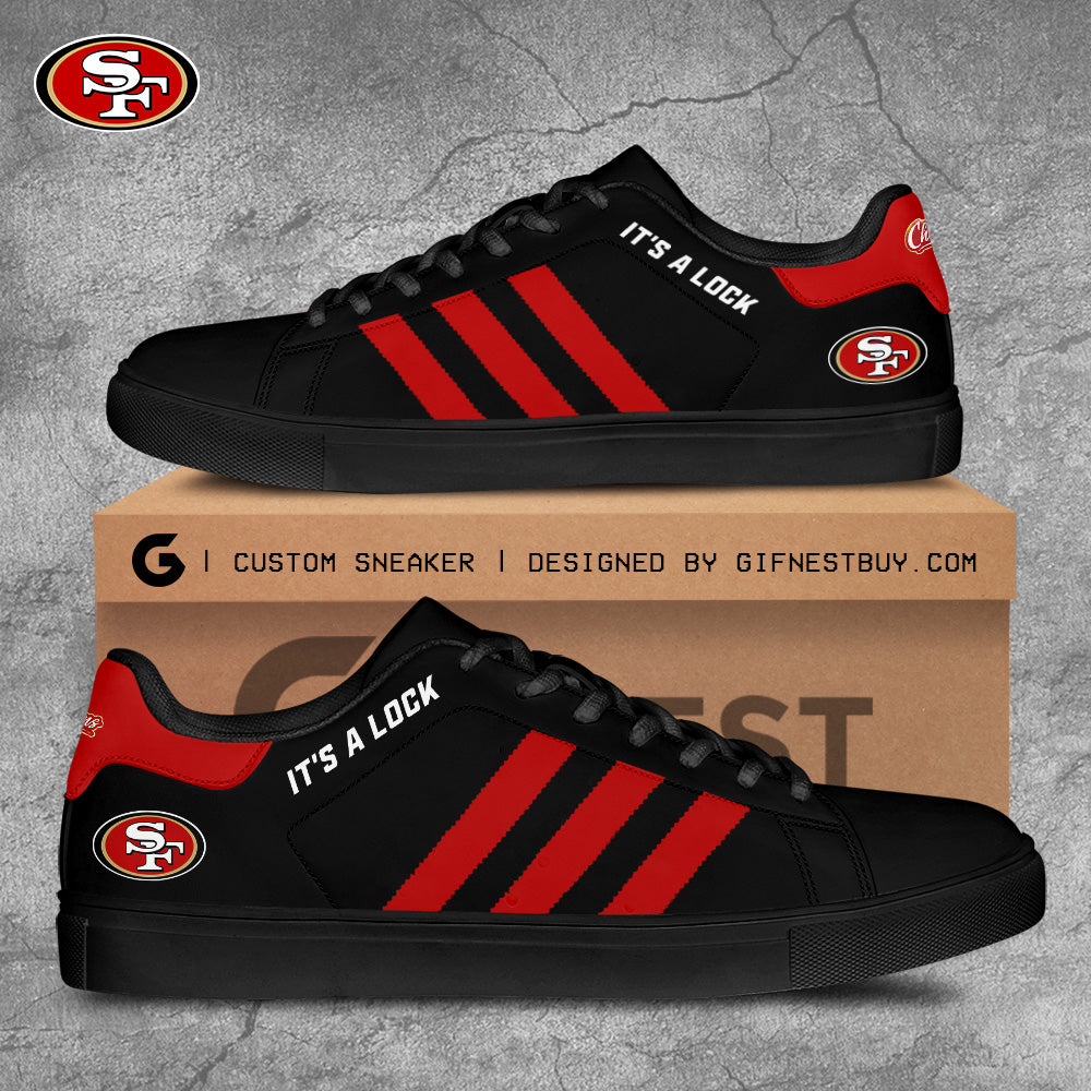 Footwearstorm San Francisco 49ers Skate Stan Shoes Sneakes For Men And Women 2