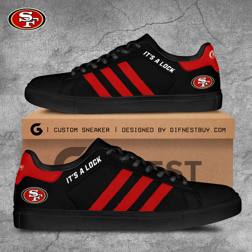 Footwearstorm San Francisco 49ers Skate Stan Shoes Sneakes For Men And Women 2