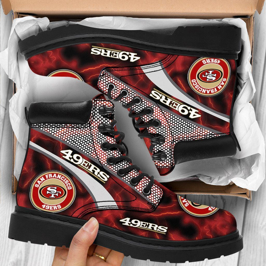 Footwearstorm San Francisco 49ers TBL Boots Shoes For Men And Women 1