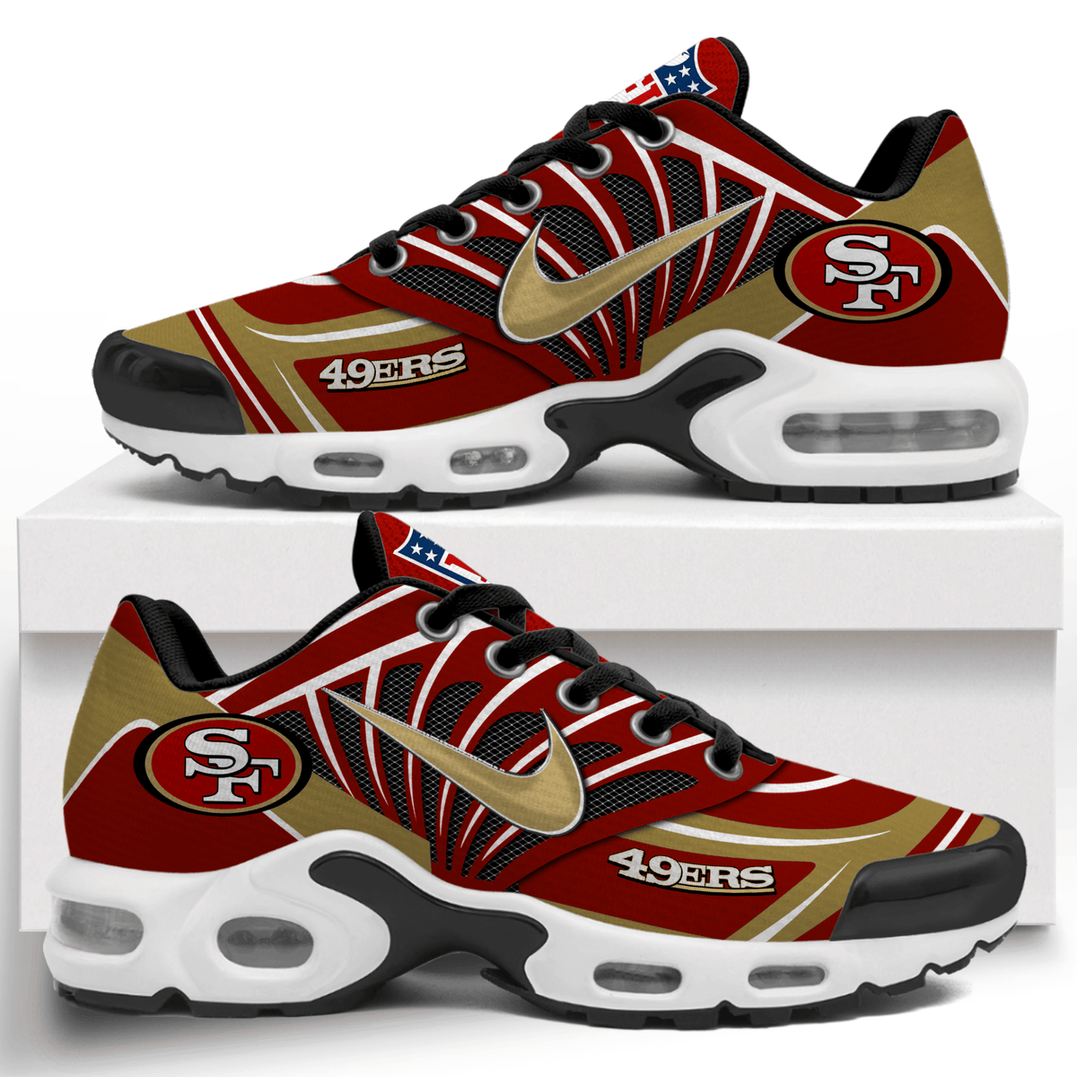 Footwearstorm San Francisco 49ers TN Shoes Sneakers For Men And Women 8