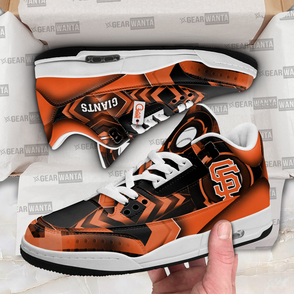 Footwearstorm San Francisco Giants AJ3 Sneakers Shoes For Men And Women