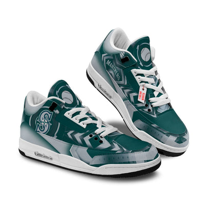 Footwearstorm Seattle Mariners AJ3 Sneakers Shoes For Men And Women