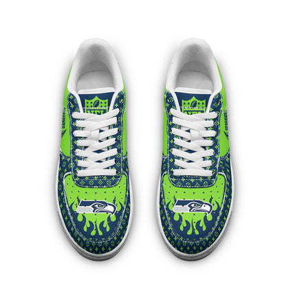 Footwearstorm Seattle Seahawks NFL Air Low-Top Sneakers Shoes For Men And Women 1205854