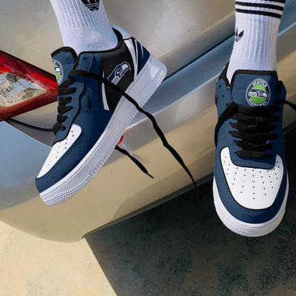 Footwearstorm Seattle Seahawks NFL Air Low-Top Sneakers Shoes For Men And Women 1205217