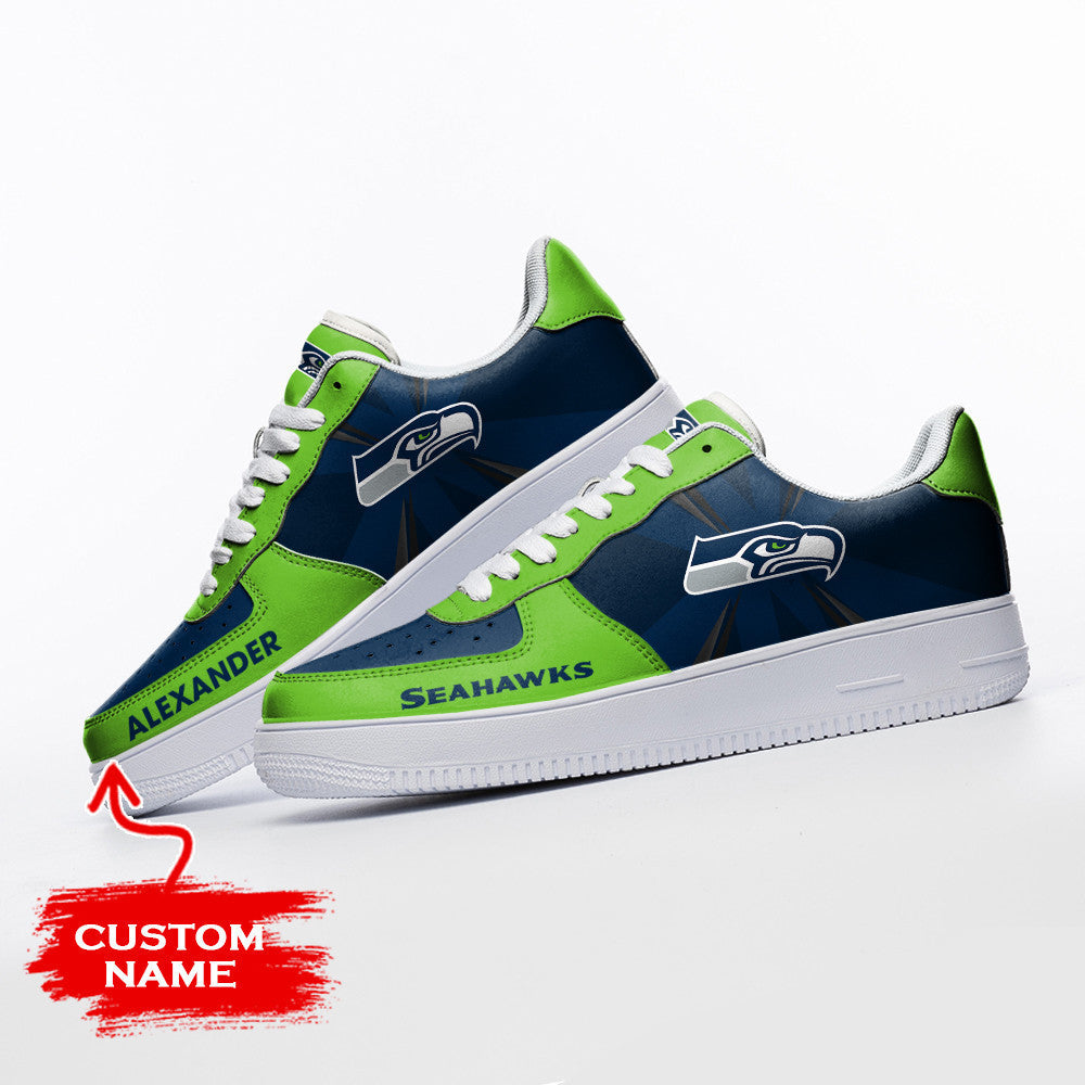 Footwearstorm Seattle Seahawks NFL Air Low-Top Sneakers Shoes For Men And Women 1205536