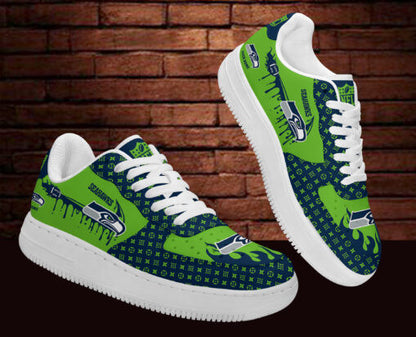 Footwearstorm Seattle Seahawks NFL Air Low-Top Sneakers Shoes For Men And Women 1205854