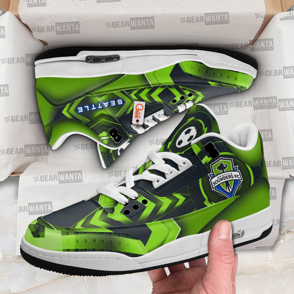 Footwearstorm Seattle Sounders FC AJ3 Sneakers Shoes For Men And Women